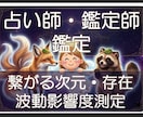 7：貴方と占い・鑑定師の相性と影響度を鑑定します 過去の鑑定の影響が気になる方向け。１回３名まで鑑定します。 イメージ1