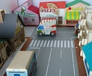お店・会社のラッピングカーペーパークラフト作ります キッチンカーやデリバリーカーなどに、現在6車種から選べます。 イメージ4