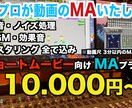 ショートムービー向け動画を音からサポートします 業界で20年以上培ったMAの実績とクオリティーを提供致します イメージ1