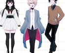 立ち絵.Live2D.他イラスト制作致します ご希望の納期に合わせられます！ イメージ3