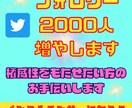 フォロワー増やします フォロワー2000人増やします。 イメージ1