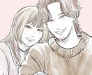 ふんわり優しい鉛筆スケッチ風の似顔絵をお描きします 写真を送るだけでOK♪プレゼントやウェルカムボードに♪ イメージ1
