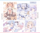 ふんわり淡色イラストを制作します やわらかな色味で活動を彩ります。動画制作にも対応可能です⟡. イメージ9