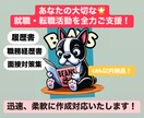 転職用【職務経歴書•面接対策資料】を作成します 大切な転職活動をご支援。迅速、柔軟にご対応いたします。 イメージ1