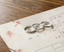 送料無料 名前入り桜の婚姻届2枚を作成します 水彩の花と2人の名前を入れた婚姻届で特別な一日を彩りませんか イメージ3