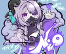 アイコン等に使える1:1比率イラスト描きます インパクトのあなたを象徴する1枚を イメージ1