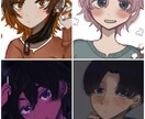 線画を厚塗りします 着色代行！あなたの線画を2週間で仕上げて納品します イメージ3