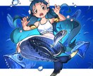 キャラクターデザイン・CGイラスト等を作成致します ゲーム配信・動画素材・live2dにもご使用いただけます。 イメージ3
