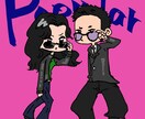 オシャレでゆるい全身イラストを描きます ファッション、オシャレが好きな方におすすめの似顔絵です イメージ1