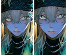 AI生成イラストの加筆修正・別アングル作成します 透過崩れ絵柄ブレを人の手で修正。キャラ一貫性もお任せください イメージ5