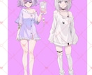 立ち絵や配信用イラスト描きます オーダーに合わせてしっかりと相談して描いて行きます イメージ1