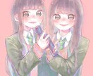 アイコンやヘッダー！かわいいイラストで描きます パートナーやご友人、大切な人との記念に♪真心込めてご対応！ イメージ2