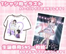 アイドルさんの生誕用イラスト描きます 文字入れや背景デザインなど込み込み価格！使用用途は自由です イメージ6