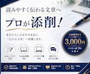 読みやすく伝わる文章へ添削・リライトします あなたらしさはそのままに、読みやすい文章へ。 イメージ1