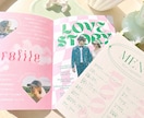 雑誌風♡おしゃれプロフィールブック作れます 忙しい花嫁さま向け！入れ替えるだけで時短でおしゃれに完成！ イメージ4