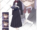 表情豊かなキャラクターイラスト作成します TRPGや配信サイト等にご利用いただけます イメージ5