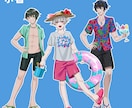 色濃いめTRPGなどに使える全身イラスト描きます かっこかわいいタッチで貴方の理想を再現します イメージ6