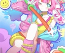 癒し可愛いイラストを全力でお描きします アイコン、歌ってみた、立ち絵、一枚絵等ご希望の方に！ イメージ5