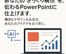 社内向け、顧客向けの資料を作成します IT×センスで“伝わる資料”をスピード作成！ イメージ1