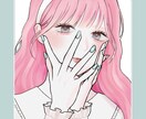 かわいい女の子のイラストを作成いたします SNSアイコンや配信サムネなどの用途、希望に沿って イメージ3