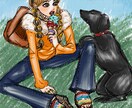 おしゃれな世界観のオリジナルイラスト作成します 商用可能！ポスターやSNSアイコン・挿絵・似顔絵にどうぞ。 イメージ4