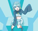 少しデフォルメが効いたアイコン、イラストが描けます 彩度が高めなイラストでぱっと見で目を引く事ができます イメージ1