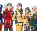 キャラクターイラスト作成します 老若男女さまざまなキャラクターをお描きします。 イメージ5