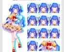 TRPG・VTuberなど立ち絵イラスト描きます 分かりやすいやり取りで初心者でも安心！気軽にご相談OK イメージ3