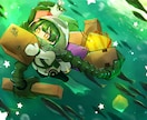 鮮やかに煌めくイラスト(一枚絵)を描きます ◇割れたガラスのような美しさ、鋭さ、強かさを。◇ イメージ3