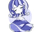 可愛いSNSのアイコン作ります 可愛いデフォルメイラスト描くのが得意です! イメージ3