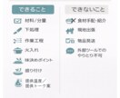 飲食店／家庭：プロの飲食人がレシピを作成します 材料・工程・火入れ・盛付までまとめてお手伝い イメージ3