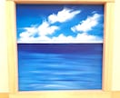 癒しの海の風景をチョークアートで描きます ずっと眺めたくなる、爽やかな海の風景をお描きします。 イメージ3