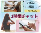 誰かに聞いてほしい！チャットでお聴きいたします 元看護師があなたの悩みや愚痴をチャットで対応いたします☆彡 イメージ1