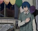 MVイラスト、アイコン、一枚絵のイラストを描きます 女の子、風景も可能です。ダークな雰囲気のイラストも描けます！ イメージ8