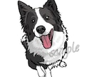 アナログ、デジタルどちらでも描けます 愛犬家のための世界に一つの愛犬似顔絵♡ イメージ3