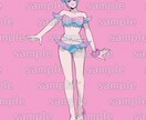 アイコン・イラスト、キラキラ可愛い子！！描きます オリキャ・コテキャのアイコン・イラスト何でもご相談ください！ イメージ9