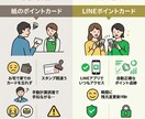 LINEミニアプリでポイントカードを構築します 来店・購入でポイントが貯まる仕組みをLINEで イメージ3