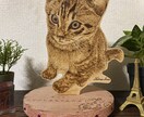似顔絵やイラストなどご依頼を承ります ウッドバーニングとは木を焦がして描くユニークなアート作品です イメージ3