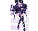 衣装デザイン可！キャラクターの立ち絵を制作します 頭からつま先までを含めたフルカラーのイラスト イメージ6
