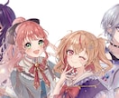 男女問わず！美麗イラスト・立ち絵お描きします 単体絵から集合絵まで。ヘッダーやサムネイルにもどうぞ。 イメージ6