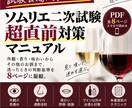試験会場に持参！ソムリエ二次試験直前PDFあります 迷ったときの判断基準を8ページに凝縮 イメージ1