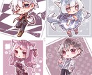 ポップで可愛い全身ミニキャライラスト描きます アイコンやサムネイル、プレゼントにもおすすめです！ イメージ3