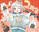 かわいい女の子のイラストをお描きします SNS等のアイコン、ヘッダー、動画用の1枚絵、立ち絵等に！ イメージ5