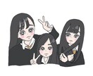 SNSアイコンイラスト、似顔絵描きます アイコンを変えたい方へ。オリジナルイラスト描きます！ イメージ4
