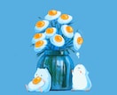 ゆるかわシュールな動物イラストをお届けします ちょっとクセになる、不思議で愛おしい一枚をあなたに。 イメージ6