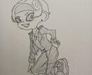 スプラトゥーン風アイコンイラスト描きます 思い描くオリジナルイカタコちゃんをアイコンにしてみませんか？ イメージ2
