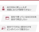 ビデオチャットでACCESSの個人レッスンをします ACCESS開発で分からない部分をピンポイントに学べる イメージ2