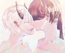 サムネ差別化！雰囲気あるオシャレなイラスト描きます アーティスティックから耽美まで！個性的なご希望叶えます！ イメージ5