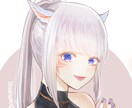 SNS用アイコン/可愛い女の子描きます 可愛い女の子のアイコンをお届けします イメージ2