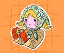 カラフルでかわいいアイコンかきます あなただけのアイコンを一緒に作りましょう:) イメージ1